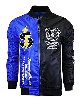 SPREY PRINTED BOMBER JACKET サイズ3 B-3 Shearling Bomber Jacket | Vintage Style Bomber Jacket